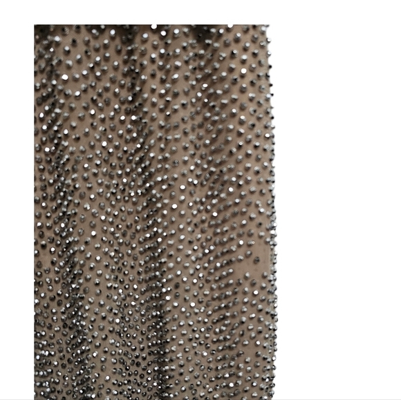 Y2K Cache beaded mesh sleeveless party cocktail evening lined mini dress 6 - Picture 6 of 16